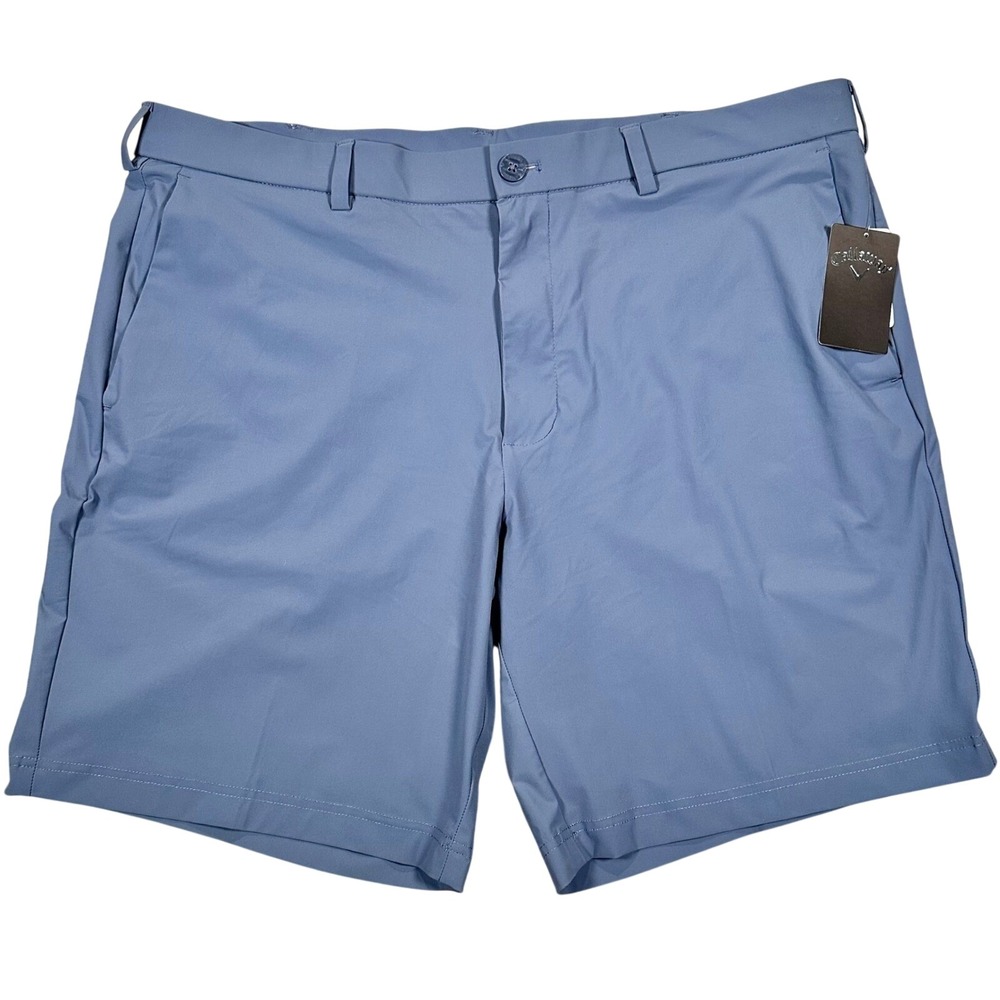 NEW Callaway Golf Shorts Men 40 Indigo Opti Dri Stretch UPF Performance Athletic
